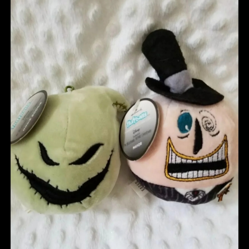 Disney nightmare before Christmas Plush Ornaments